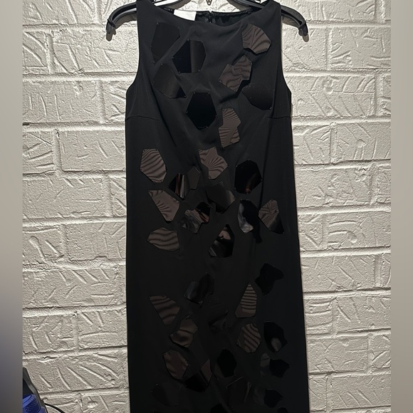 Akris punto Jersey Laser-Cut Tunic Midi-Dress Size 4 - Picture 2 of 9